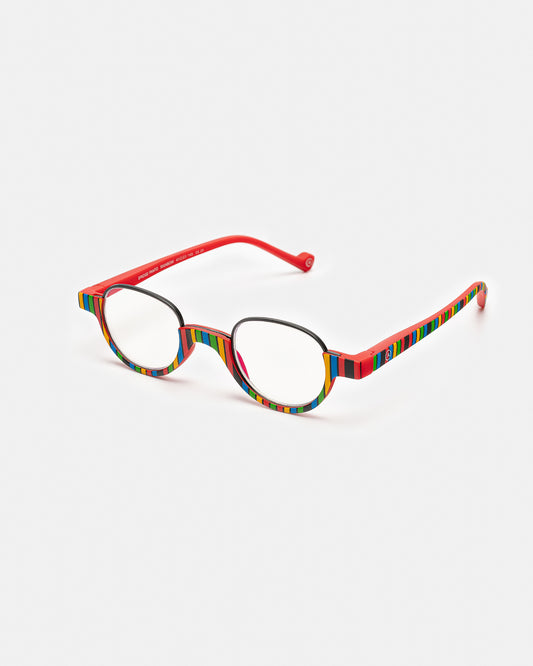 Aptica Bridge Panto Rainbow Multicolor Reading Glasses - Unisex