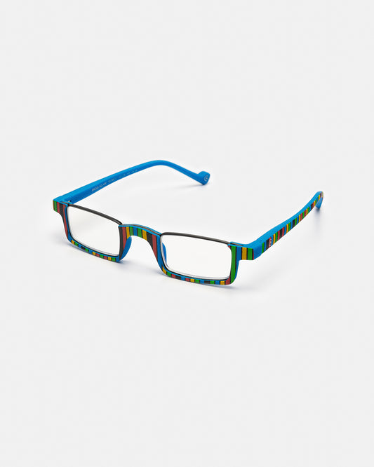 Aptica Bridge Square Rainbow Reading Glasses - Unisex