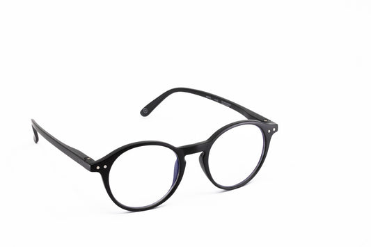 Aptica University Beta Black Ready Reading Glasses Unisex Blue Light Filter Sideview