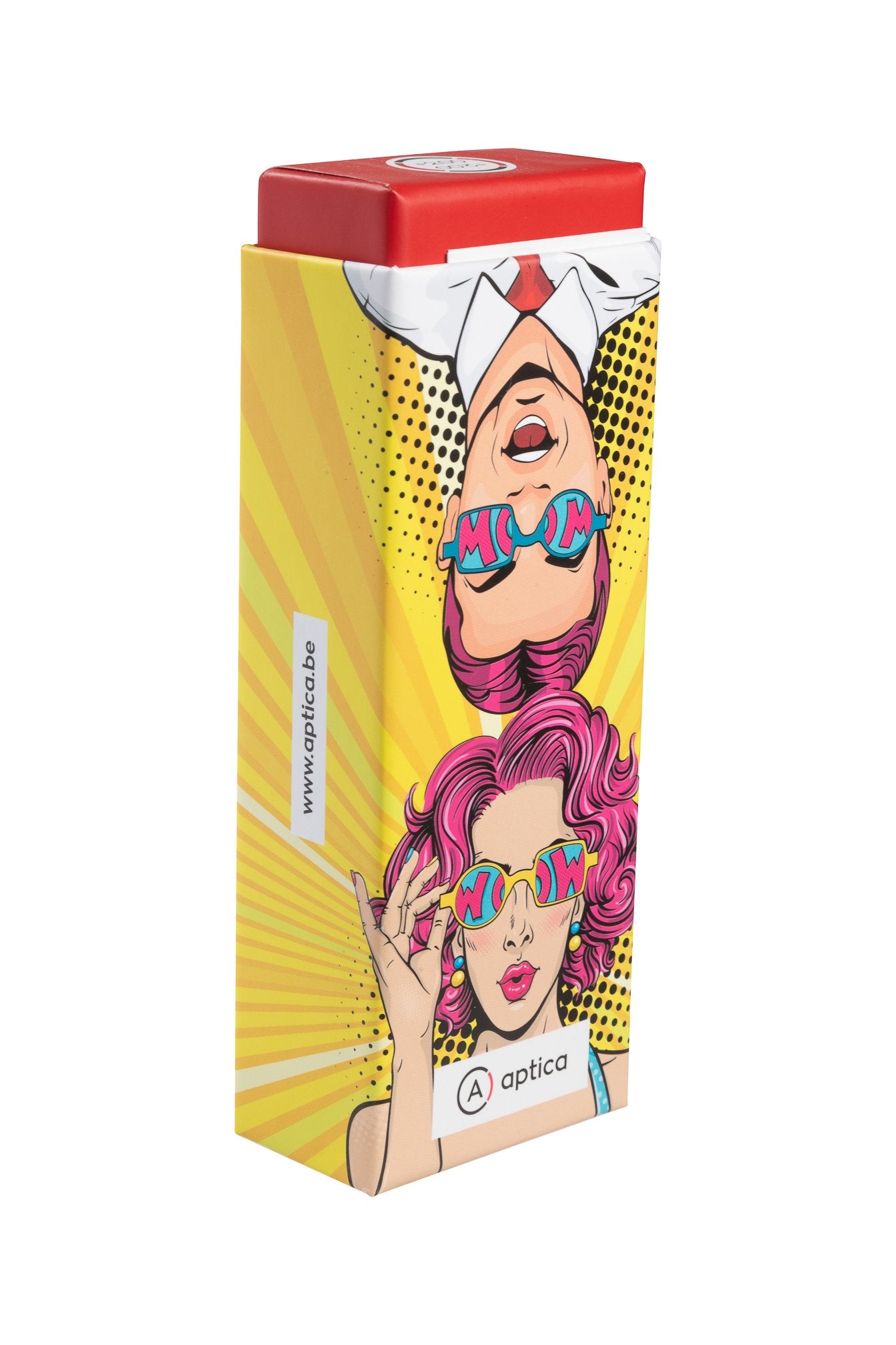 Aptica Pop Art Wow BRB Ready Reading Glasses Unisex Blue Light Filter Box