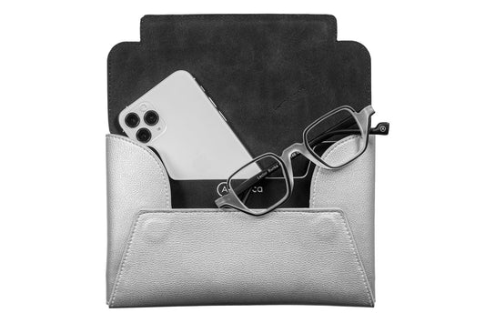 Clutch - Silver with Bulldog - APTICA