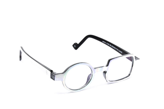 Aptica Pop Art Wow BRB Ready Reading Glasses Unisex Blue Light Filter Sideview