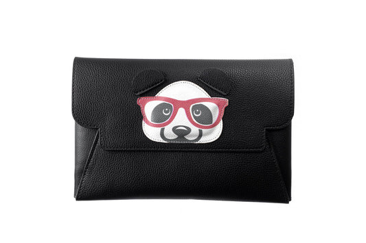 Clutch - Black with Panda - APTICA