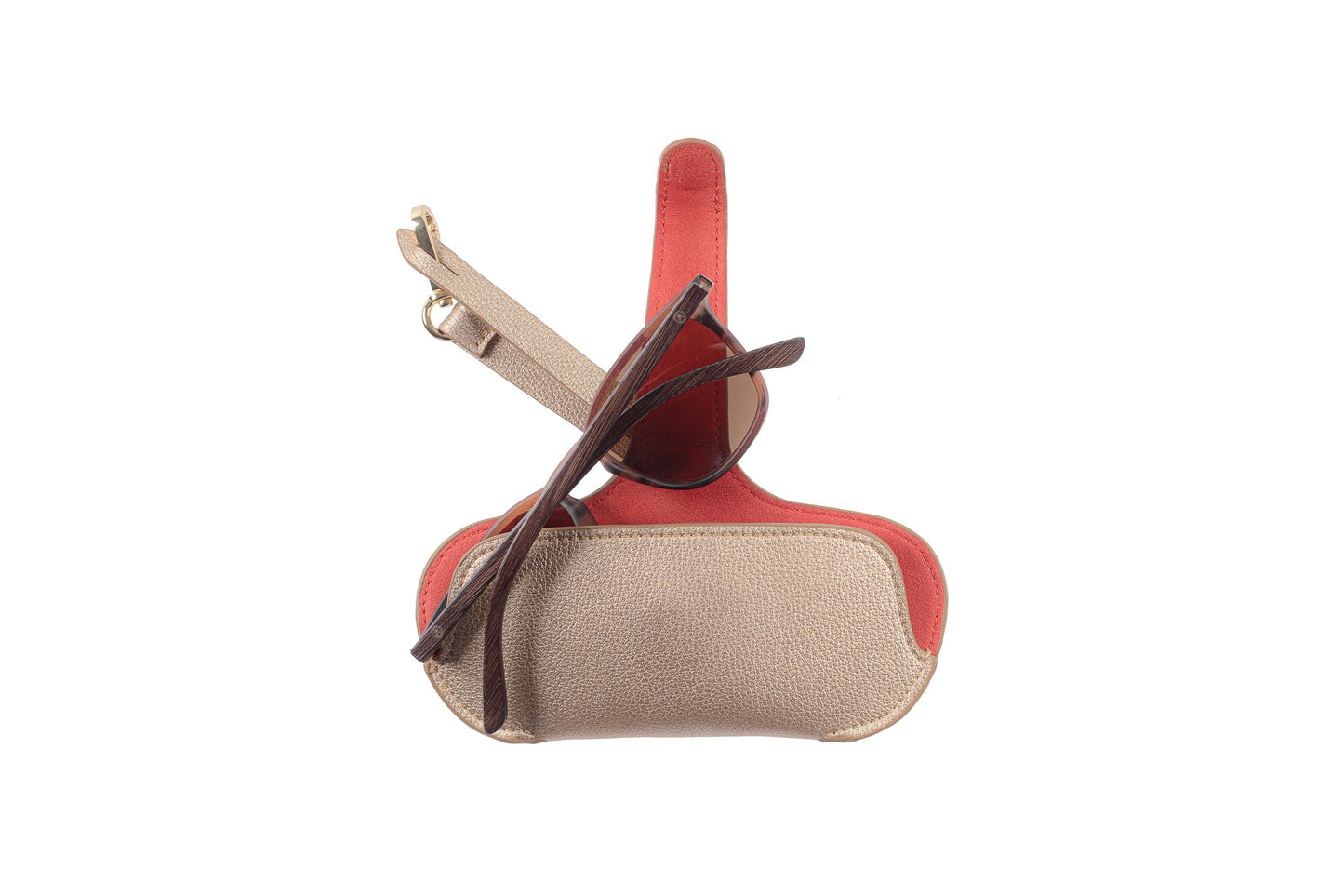 Pouch - Beige with Red Hearts - APTICA