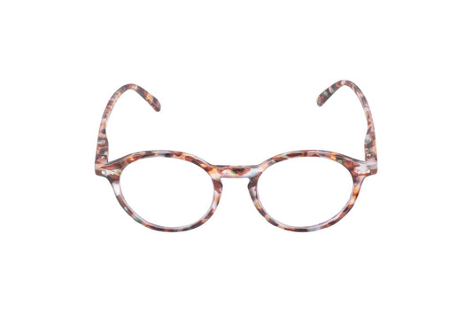 Aptica University Beta Tortoise Yellow Green Ready Reading Glasses Unisex Blue Light Filter Frontview