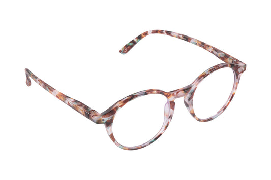 Aptica University Beta Tortoise Yellow Green Ready Reading Glasses Unisex Blue Light Filter Sideview