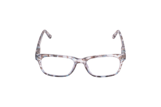 Aptica University Omega Tortoise Blue Ready Reading Glasses Unisex Blue Light Filter Frontview