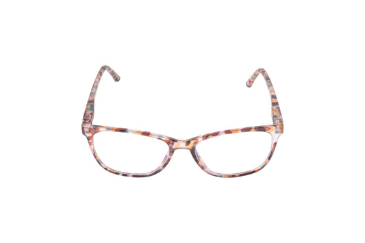 Aptica University Gamma Tortoise Yellow Green Ready Reading Glasses Unisex Blue Light Filter Frontview