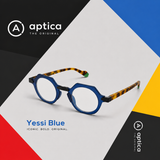 Yessi Blue Aptica Reading Glasses