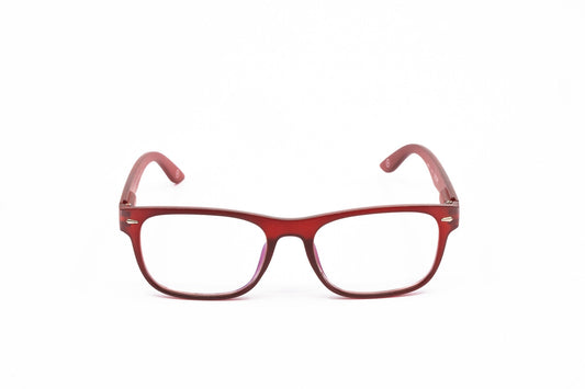 Aptica University Alfa Red Ready Reading Glasses Unisex Blue Light Filter Frontview