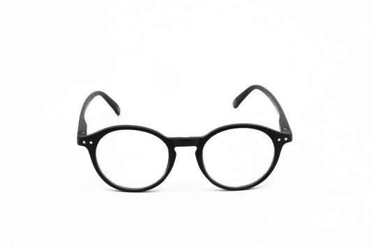 Aptica University Beta Black Ready Reading Glasses Unisex Blue Light Filter Frontview