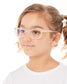 Aptica University Gamma Pink Ready Reading Glasses Unisex Blue Light Filter Girl Model