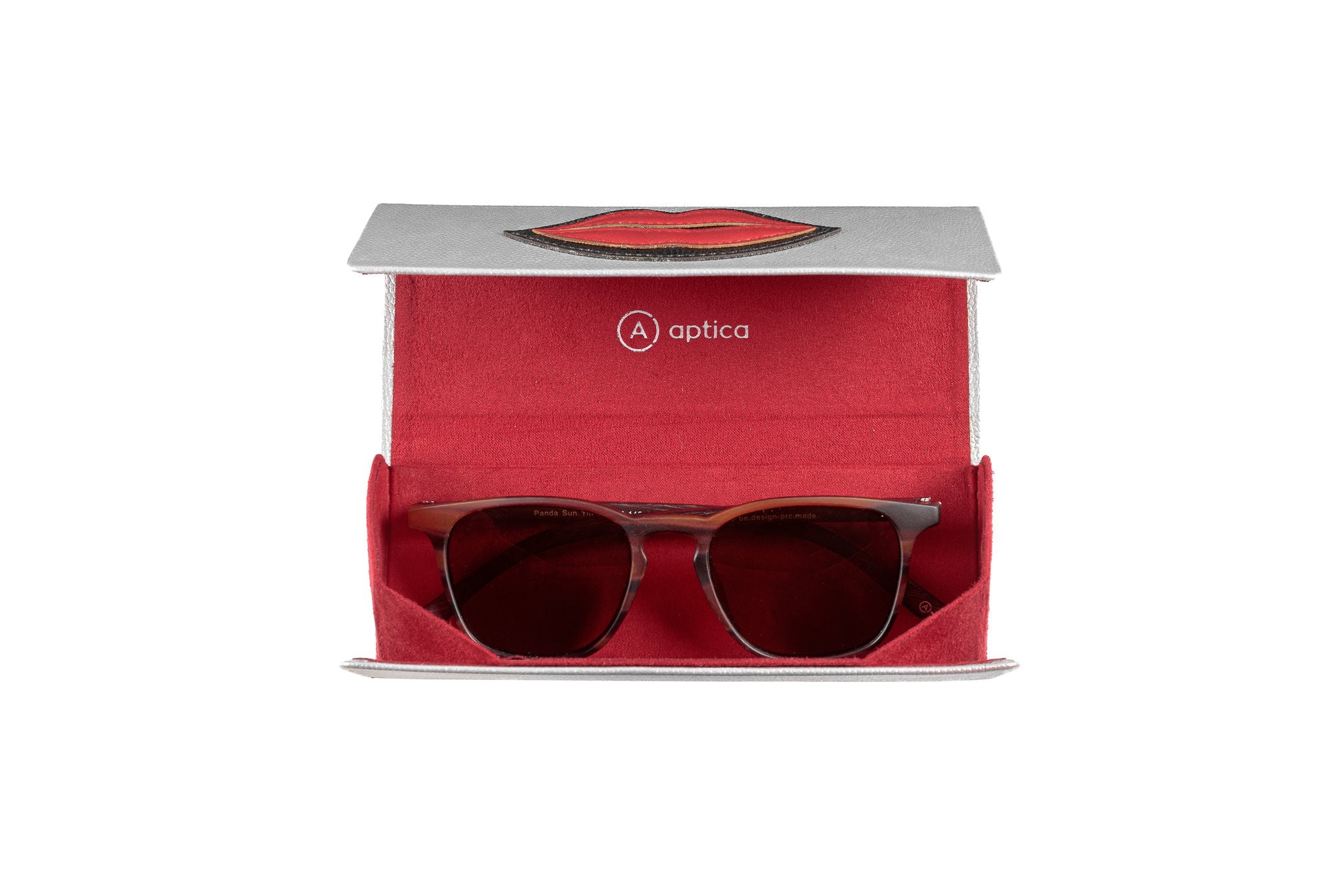 Foldable - Silver with Red Lips - APTICA