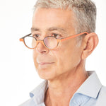 Aptica Cocktail Aperol Ready Reading Glasses Unisex Blue Light Filter Male Model