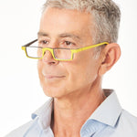 Aptica Cocktail Mimosa Ready Reading Glasses Unisex Blue Light Filter Male Model