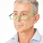 Aptica Cocktail Mojito Ready Reading Glasses Unisex Blue Light Filter Male Model
