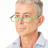 Aptica Cocktail Mojito Ready Reading Glasses Unisex Blue Light Filter Male Model