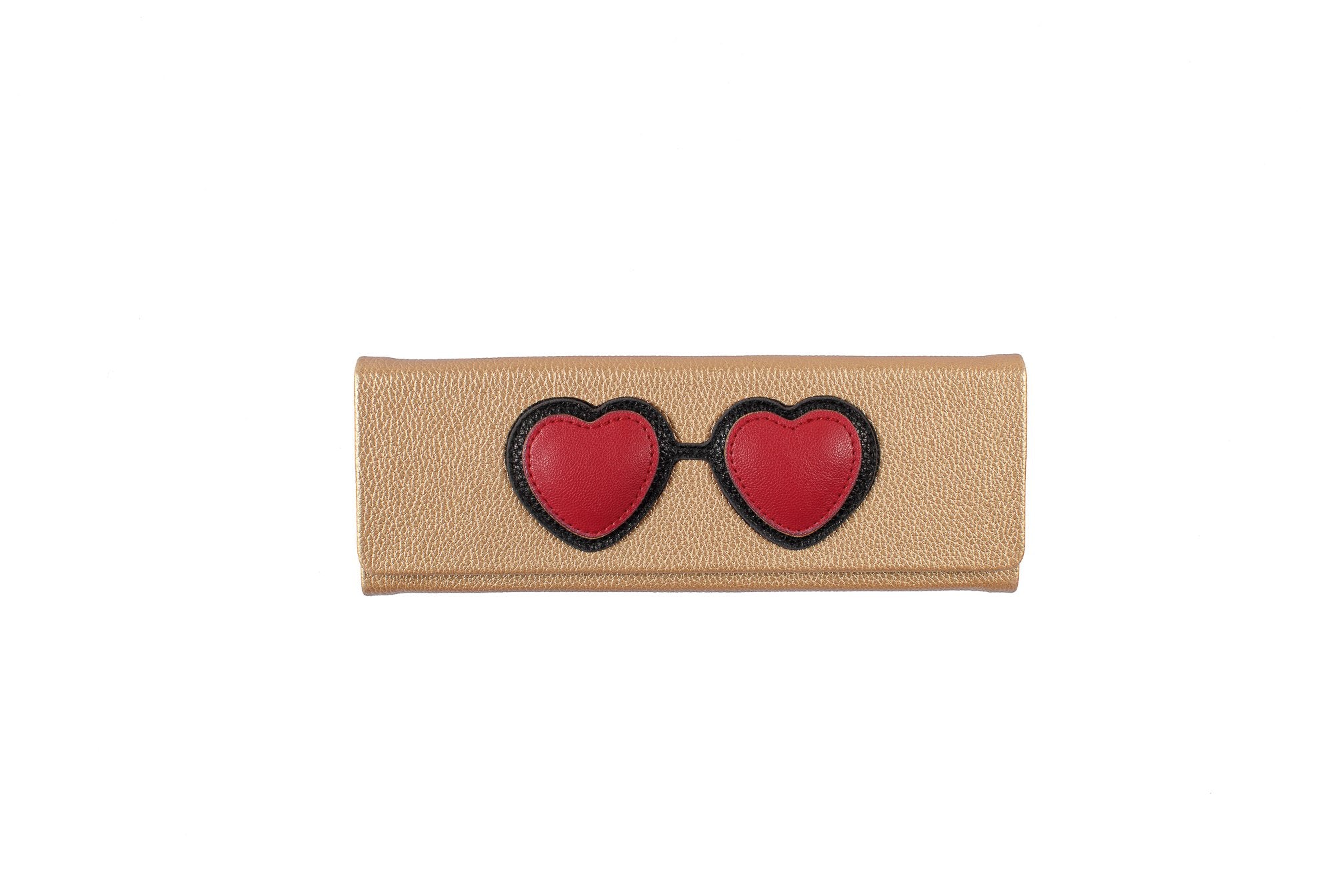 Foldable  - Brown with Red Hearts - APTICA