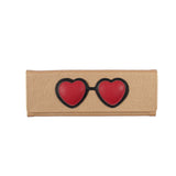 Foldable  - Brown with Red Hearts - APTICA