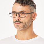 Aptica Fortis Capital Ready Reading Glasses Unisex Blue Light Filter Male Model