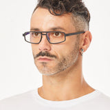 Aptica Fortis Capital Ready Reading Glasses Unisex Blue Light Filter Male Model