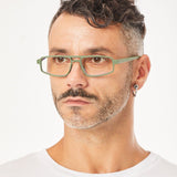 Aptica Fortis Property Ready Reading Glasses Unisex Blue Light Filter Male Model