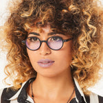 Aptica Lennon Ono Ready Reading Glasses Unisex Blue Light Filter Female Model