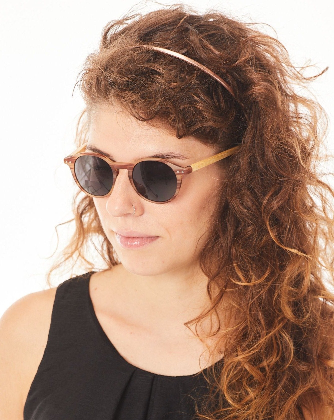 Aptica Panda Sun Yushu Sunglasses Unisex Polarised Sun Lens Female Model