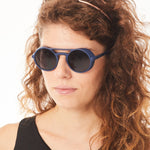 Aptica Polar Panto Cygnus Sunglasses Unisex Polarised Sun Lens Female Model