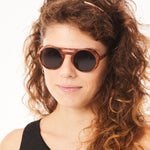 Aptica Polar Panto Major Sunglasses Unisex Polarised Sun Lens Female Model