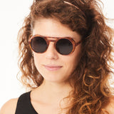 Aptica Polar Panto Major Sunglasses Unisex Polarised Sun Lens Female Model