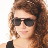 Aptica Polar Pilot Draco Sunglasses Unisex Polarised Sun Lens Female Model