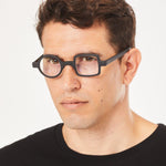 Aptica Pop Art Andy Ready Reading Glasses Unisex Blue Light Filter Male Model