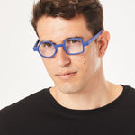 Aptica Pop Art Roy Ready Reading Glasses Unisex Blue Light Filter Male Model