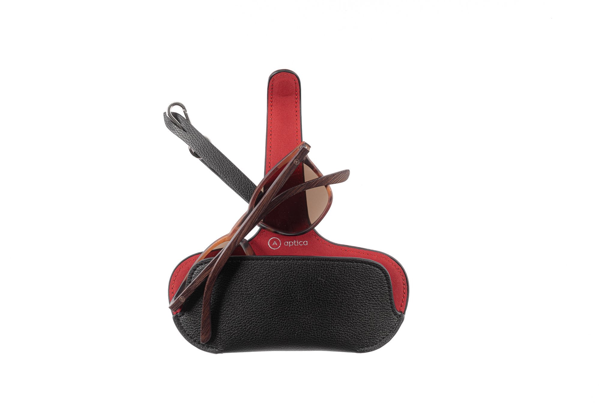 Pouch - Black with red lips - APTICA