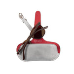 Pouch - Silver with Red Lips - APTICA