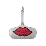 Pouch - Silver with Red Lips - APTICA