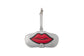 Pouch - Silver with Red Lips - APTICA