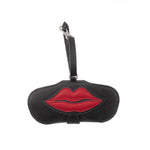 Pouch - Black with red lips - APTICA