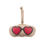 Pouch - Beige with Red Hearts - APTICA