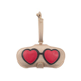 Pouch - Beige with Red Hearts - APTICA