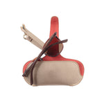 Pouch - Beige with Red Hearts - APTICA