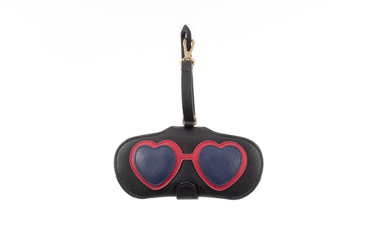 Pouch - Black with Red Hearts - APTICA